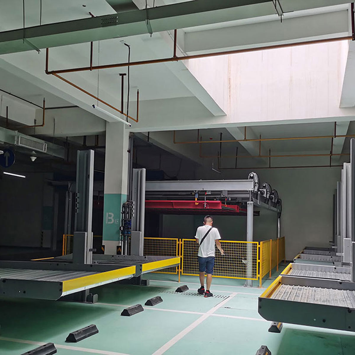 犍為兩柱立體停車設備拆除