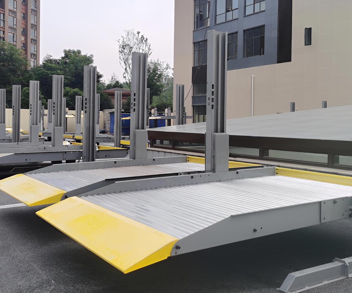 渭城兩柱立體停車設備應用于公共停車場的優勢與前景