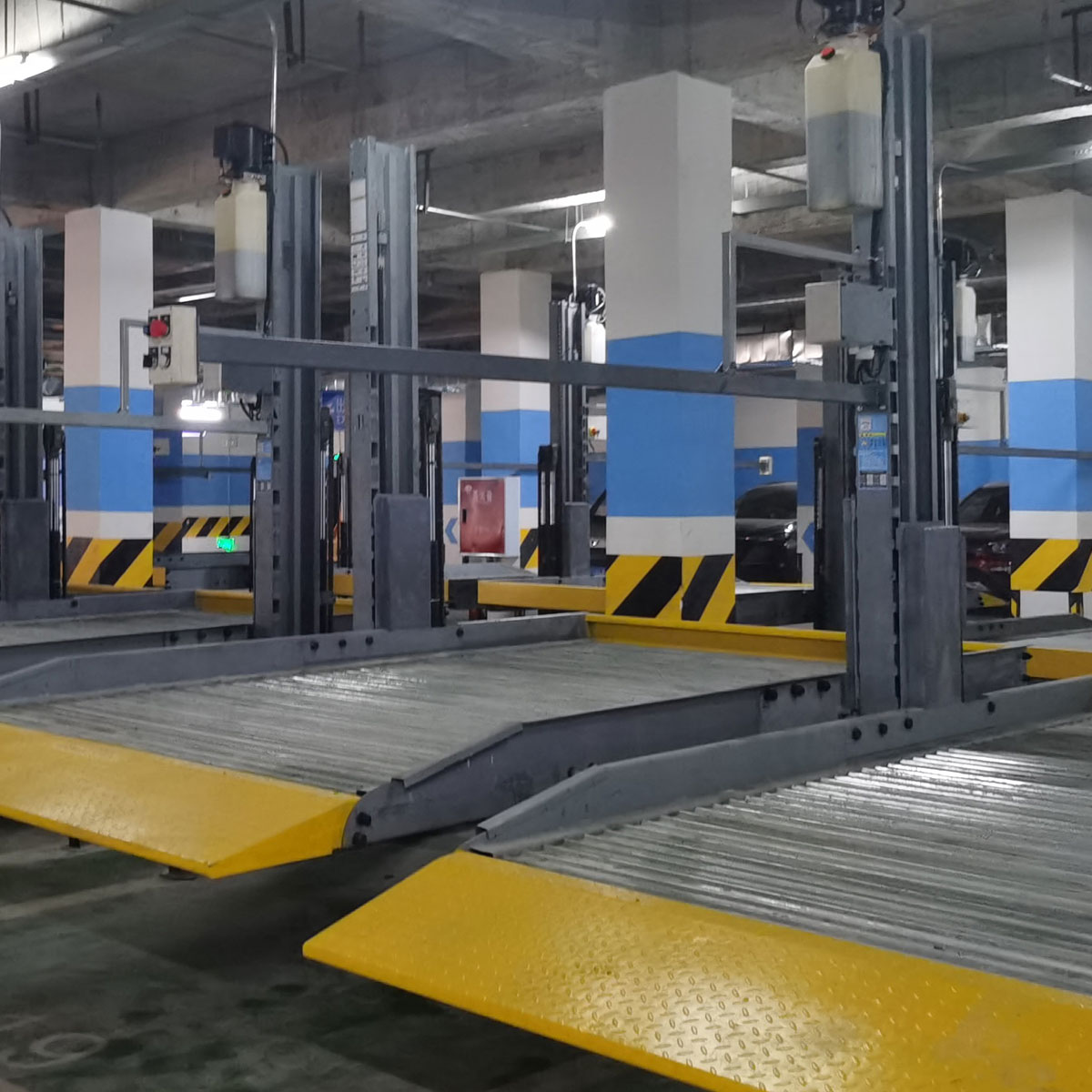 PSH機械式立體車庫租用兩柱簡易升降式停車設備租賃經營